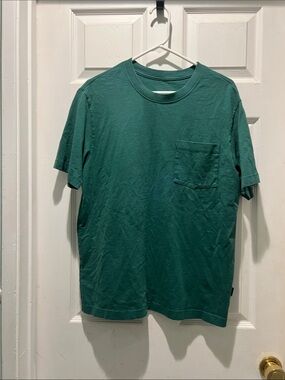 Patagonia Forest Green Pocket Crew Tee